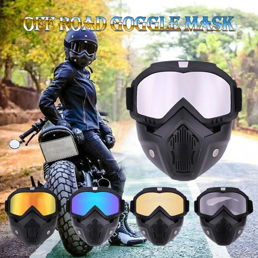 Off-Road Motorcycle Goggles with Windproof Mask
